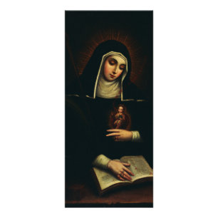 Panfleto Santo Gertrude o alemão Excelente Benedictine