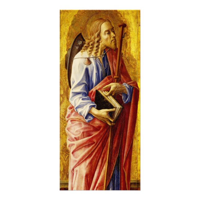 Panfleto Santo James, o Excelente de Carlo Crivelli (Frente)