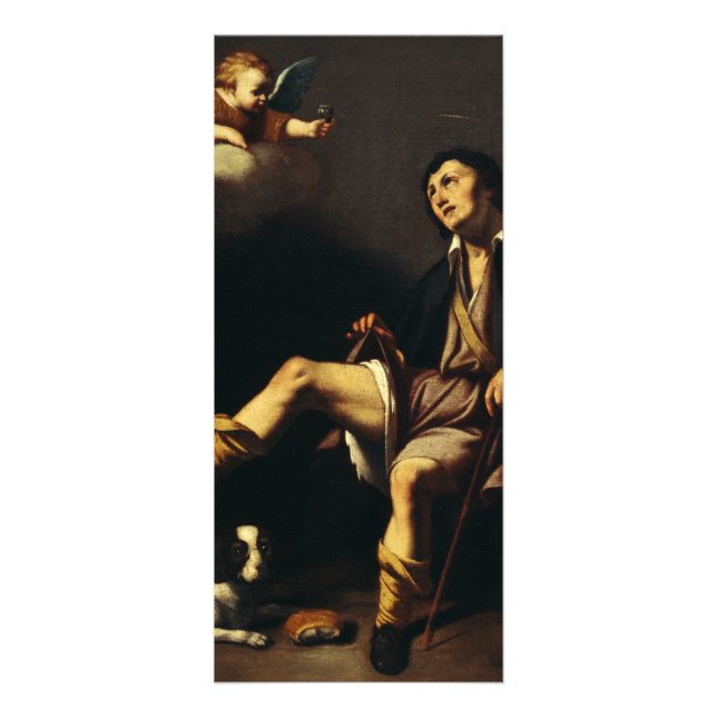 Panfleto Santo Roch e o Anjo pela Cara François (Frente)