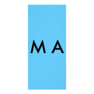 Panfleto Simple monogram add your name letter man minimal t