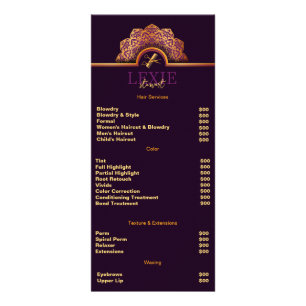 Panfleto Stylist para o cabelo elegante e clássico