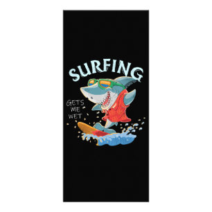 Panfleto Surfe Me Dá Presentes Engraçados De Tubarão