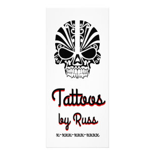 Panfleto Tatuagem Skull