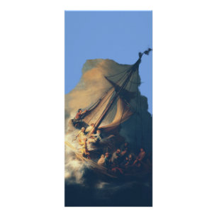 Panfleto Tempestade no Mar da Galileia por Rembrandt Arte