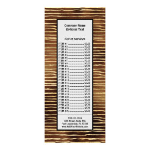 Panfleto Tinta Spray Marrom Bronze Dourado Horizontal