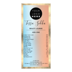 Panfleto Unhas Azul de Pedicure Pedicure Maquiagem Cabelo