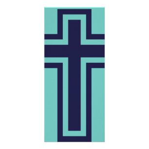 Panfleto Variantes diferentes de cristão azul