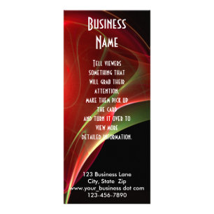 Panfleto Varredura vermelha e verde sonhadora