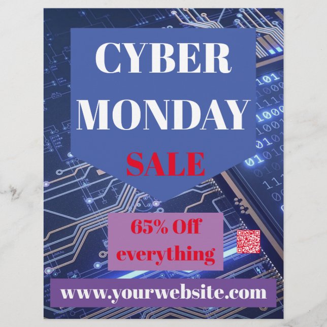 Panfleto - Venda de Cyber Monday (Frente)