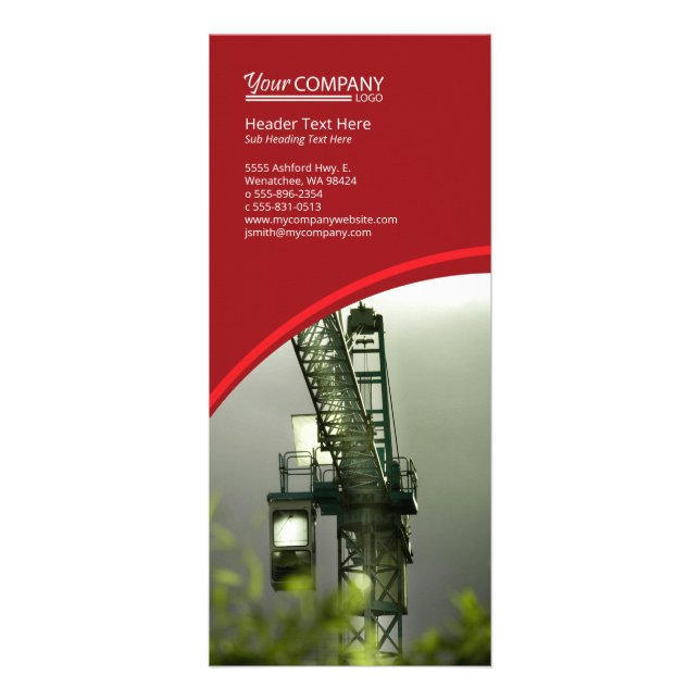 Panfleto Vermelho Brilhante, Fotos Inclusas (Frente)