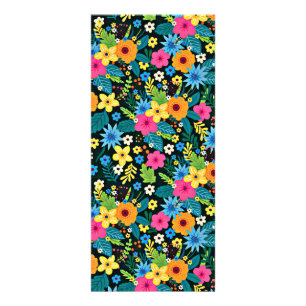 Panfleto Vibrantes Flores Ditsy Padrão Floral Design-43785