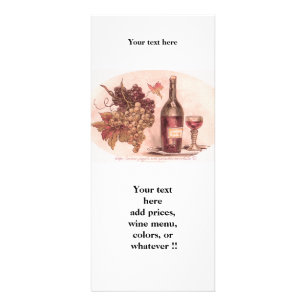 Panfleto "Vinho (VINO) Rack Card"