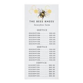 Panfleto Vintage Beekeeping & Honeybee Farm Business