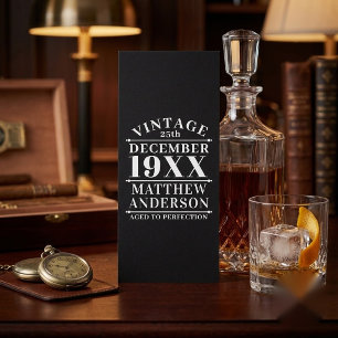 Panfleto Vintage personalizada envelhecida em perfeição