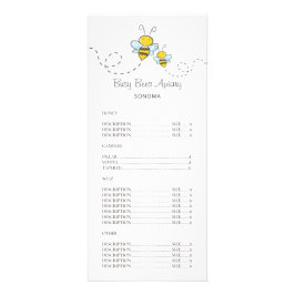 Panfleto Whimsical Honey Beers Apiary Beekeeper List