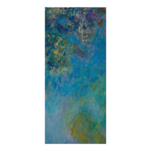 Panfleto Wisteria por Claude Monet