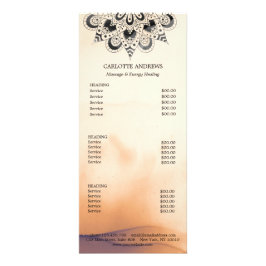 Panfleto Yoga Mandala Sun Salon Price List