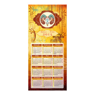 Panfleto ZODIAC Aries - Cartão-rack / Cartão-postal / Calen