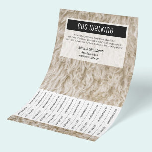 Panfletos de Cães Profissionais Minimal Pet Sitter
