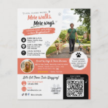 Panfletos de Código QR para Negócios de Passeio de