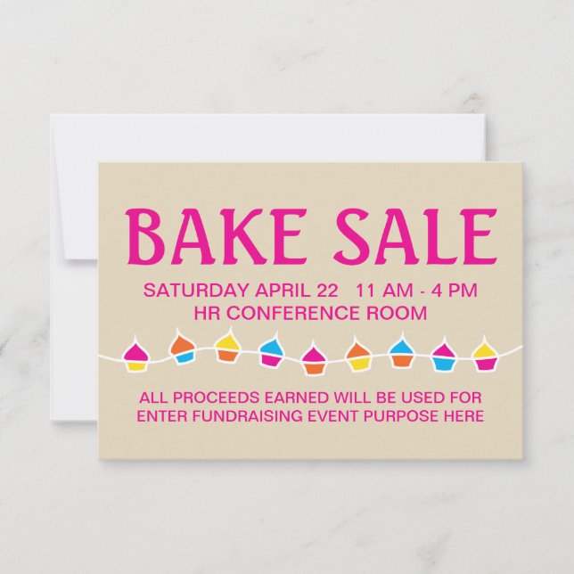 panfletos de guias de venda de assar (Frente)