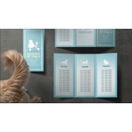 Panfletos Tri-Fold de Salão de Embelezamento de An