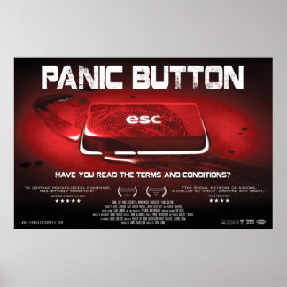 Panic Button Blood Key Poster