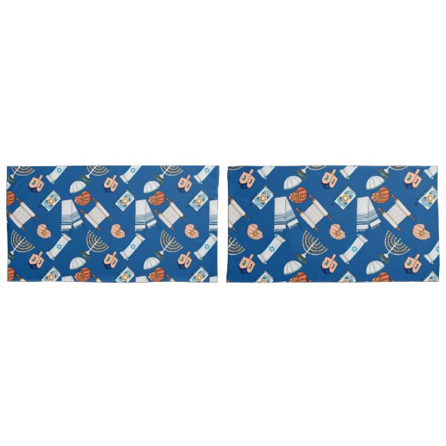 Pano de fronha divertido de Hanukkah (Frente - conjunto)