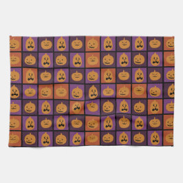 Pano De Prato Abóboras de Halloween