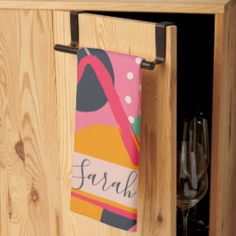 Pano De Prato Abstrato Geométrico Monograma - Design de