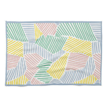 Abstrói o padrão de forma com traçados coloridos v