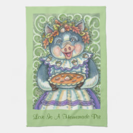 PANO DE PRATO ACORN & SQUASH PIE, OBRIGADO A TOREL DE COZINHA DE