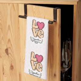 Pano De Prato amor juntos, citação eterna