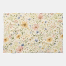 Aquarela de Flor Silvestre de Casa Pastel