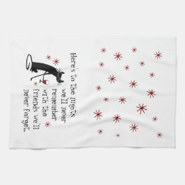 Pano De Prato Aqui está o brinde do vinho à noite