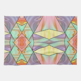 Pano De Prato Arte de Marble Moderno Abstrato boho