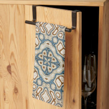 Arte de Tribo Azul de Chá Castanho