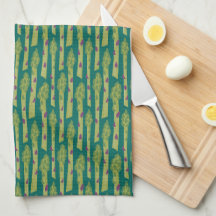 Asperges Vertes Kitchen Towel