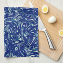 Azul metálico de grãos texturizados