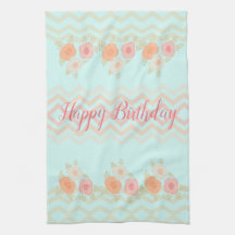 Azul Teal Com Design Floral Moderno