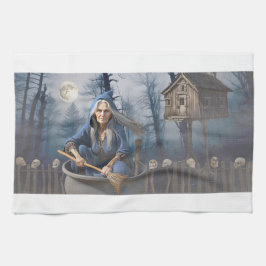 Pano De Prato Baba Yaga Kitchen Towel