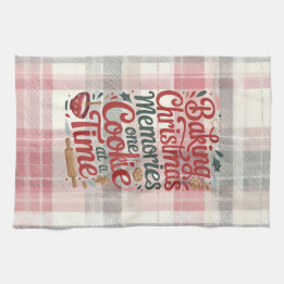 Pano De Prato Baking Christmas Memories Kitchen Towel