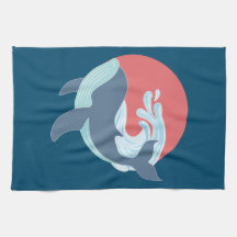 baleia azul-natação