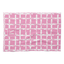 Bambu Préppy – Monograma Rosa Costeira