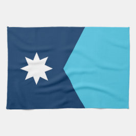 Pano De Prato Bandeira do Estado do Minnesota Kitchen Towel