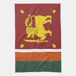 Pano De Prato Bandeira do Sri Lanka