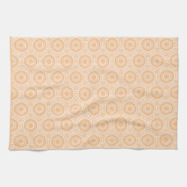 Pano De Prato Beige White Modern Peach Fuzz 4Kate Kitchen Towche