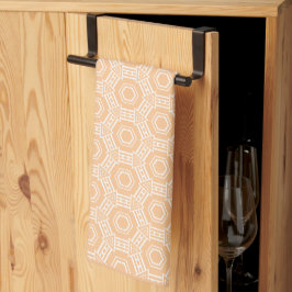 Pano De Prato Beige White Modern Peach Fuzz 4Kate Kitchen Towche