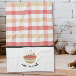Pano De Prato Beija A Xadrez Cook Cozy Kitchen