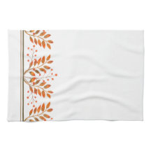 Berries Rowan Vermelho e Folhas Douradas